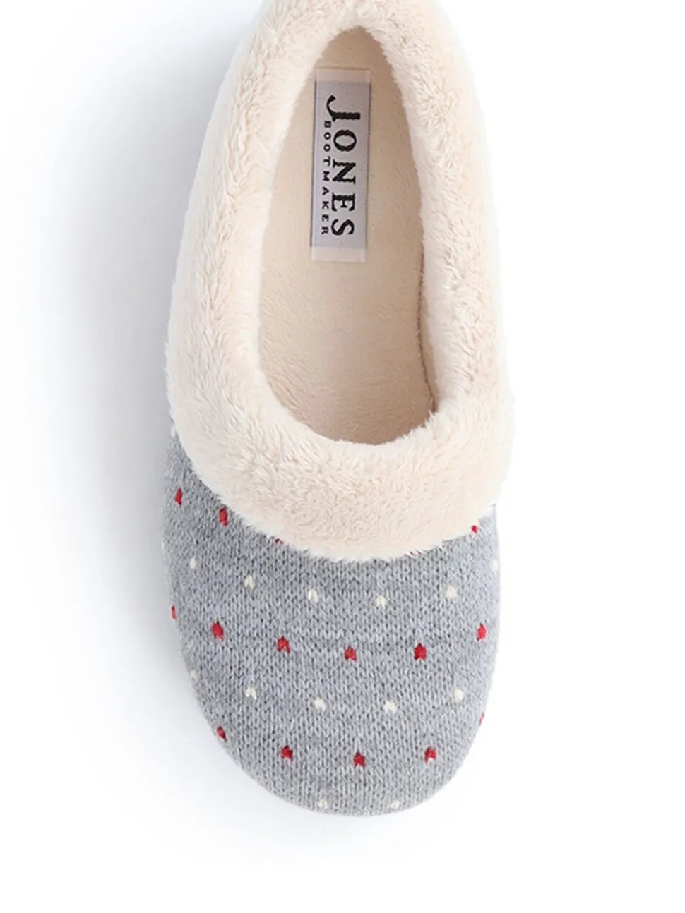 Gris - Chaussons Jones Bootmaker Floella Full