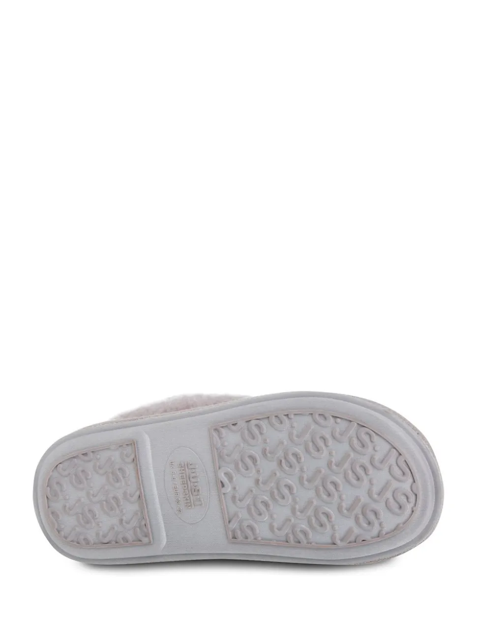 Gris - Chaussons Just Sheepskin Albery en peau de mouton pour femme
