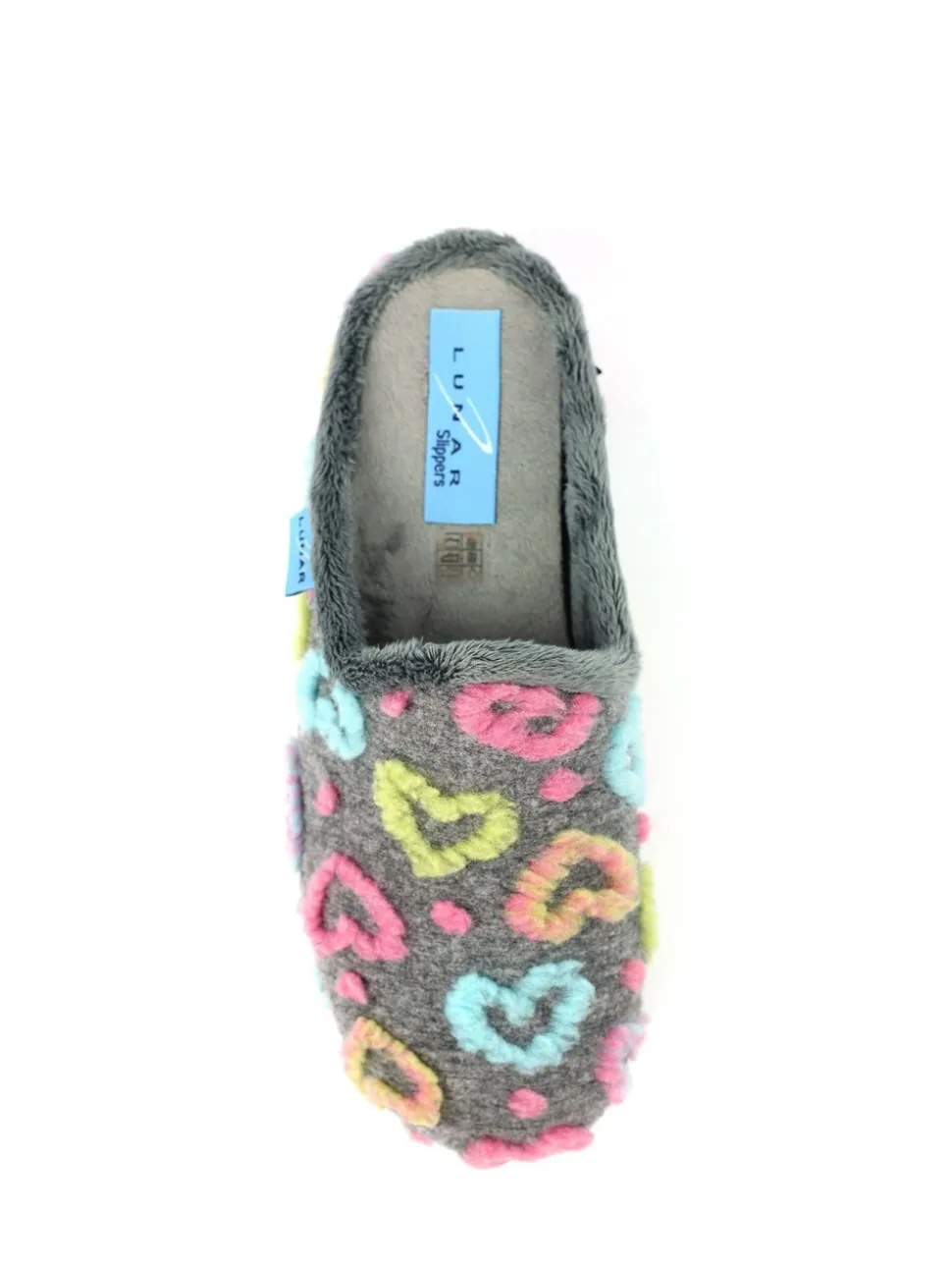 Gris - Chaussons Lunar style mule