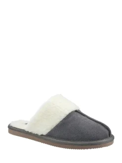 Gris - Chaussons mules Hush Puppies Arianna