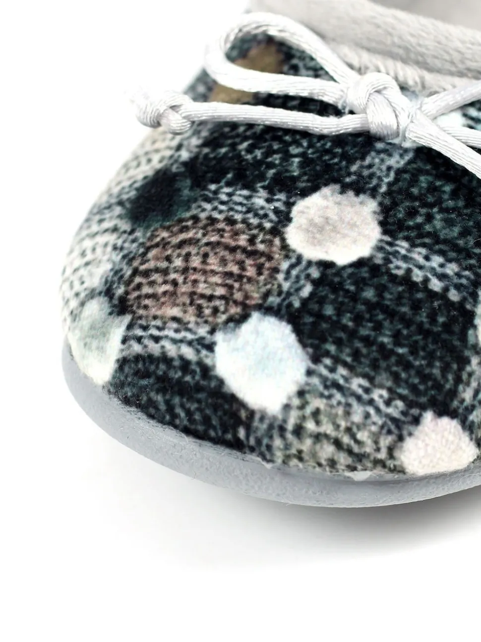 Gris - Chaussons style ballerine Lunar pour femme