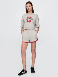 Gris - Gap Short en molleton à logo dauphin à logo doux
