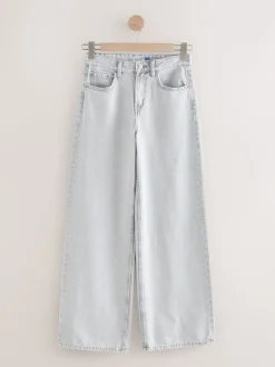 Gris - Jean large