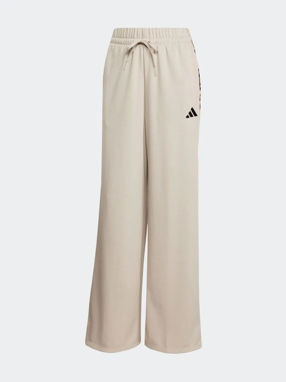 Gris - Jogging adidas Imprimé animal 3-rayures à ourlet ouvert