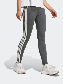 Gris - Leggings adidas Essentials en coton à 3 bandes