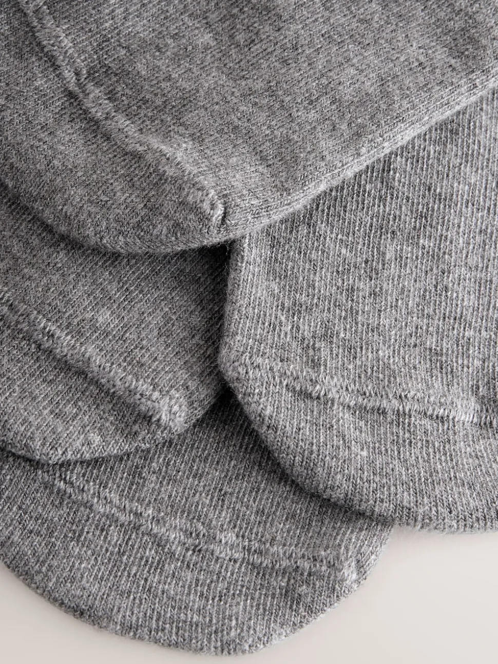 Gris - Lot de 4 chaussettes invisibles en modal