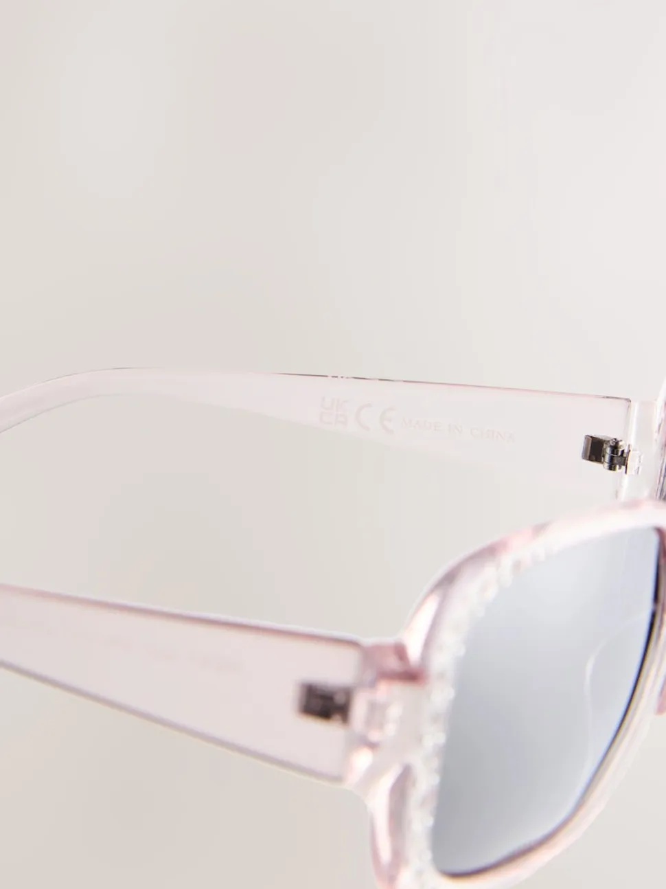 Gris - Lunettes de soleil Bling Wrap