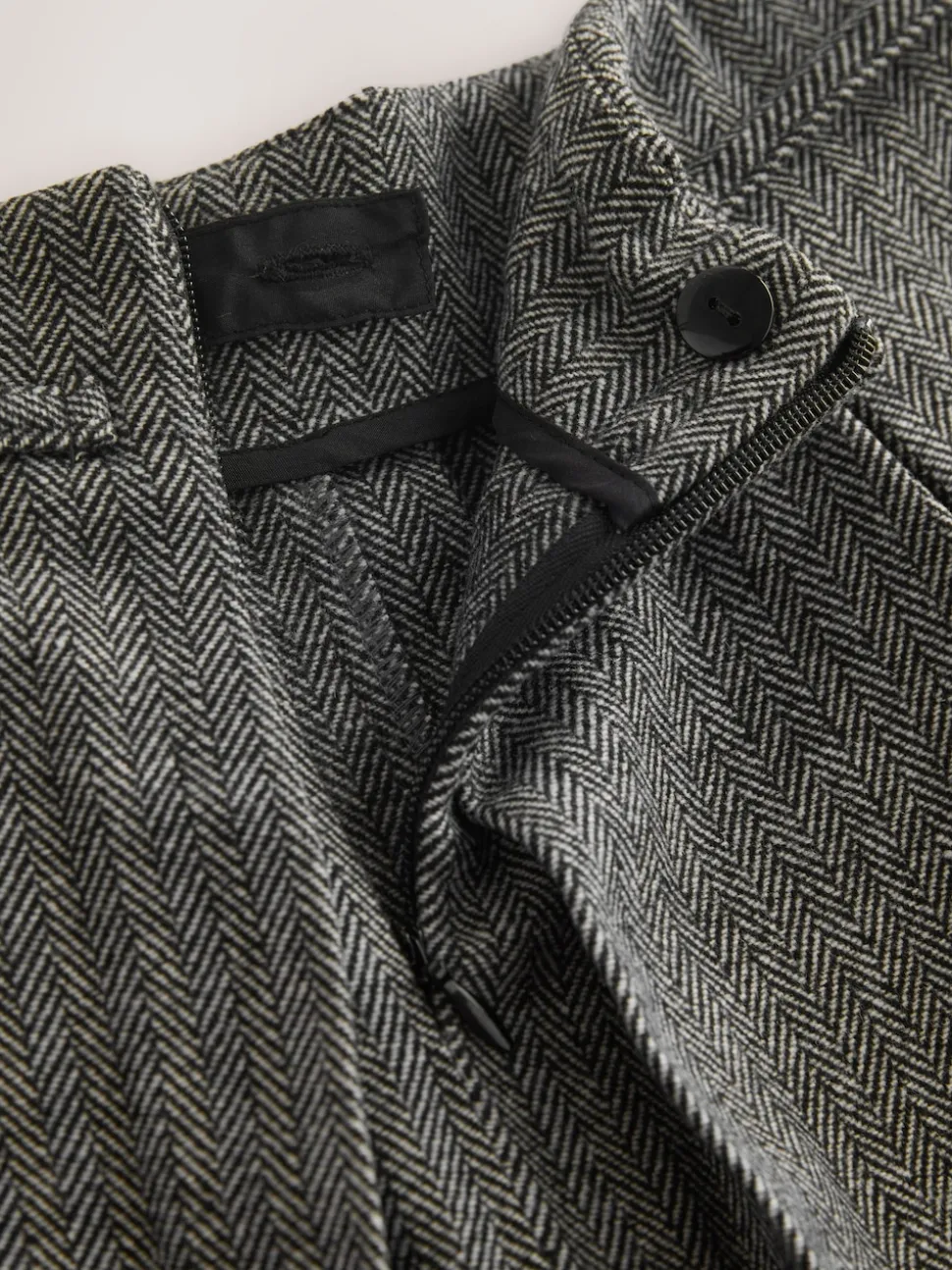 Gris - Mini-jupe kilt en laine