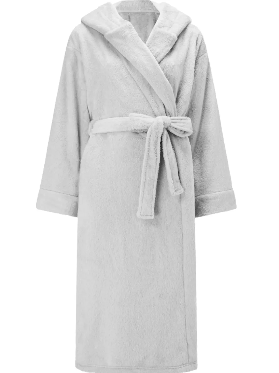 Gris - Peignoir KBX Rosa duveteux