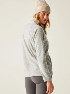Gris - Polaire Regatta Mayse zippée en tissu chiné