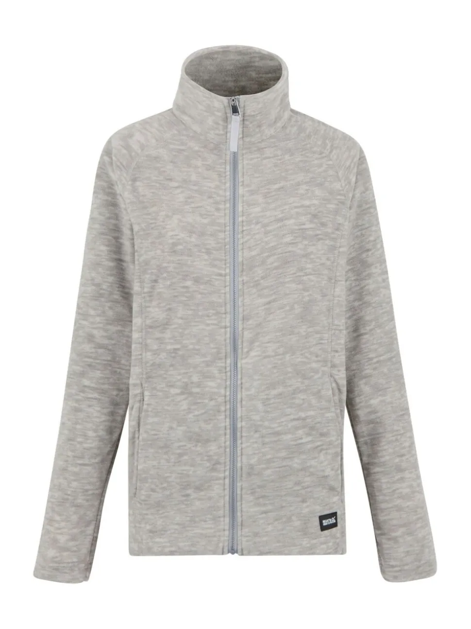 Gris - Polaire Regatta Mayse zippée en tissu chiné