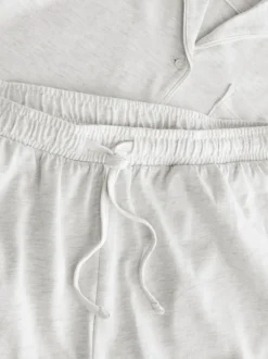 Gris - Pyjama en jersey boutonné