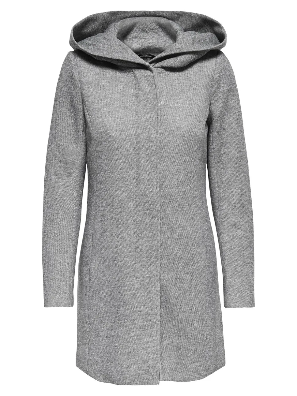 Gris - SEULEMENT Manteau intelligent à capuche