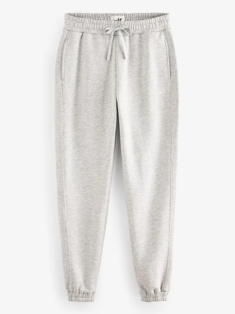 Gris - soi-même. Jogging à poignets