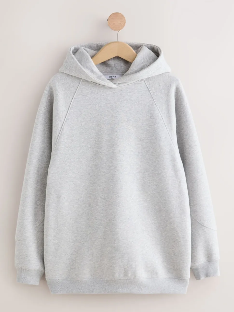Gris - Sweat à capuche long épais décontracté