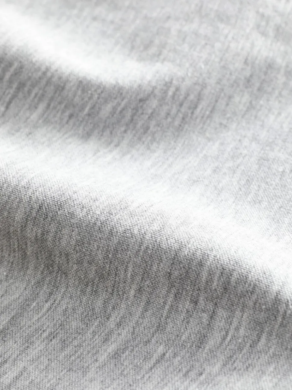 Gris - T-shirt Manche courte Col ras du cou lourd