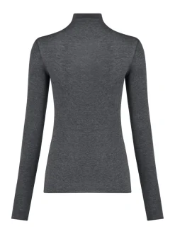 Gris cendré - Hunkemoller T-shirt super doux à col roulé avec couche de base en cachemire