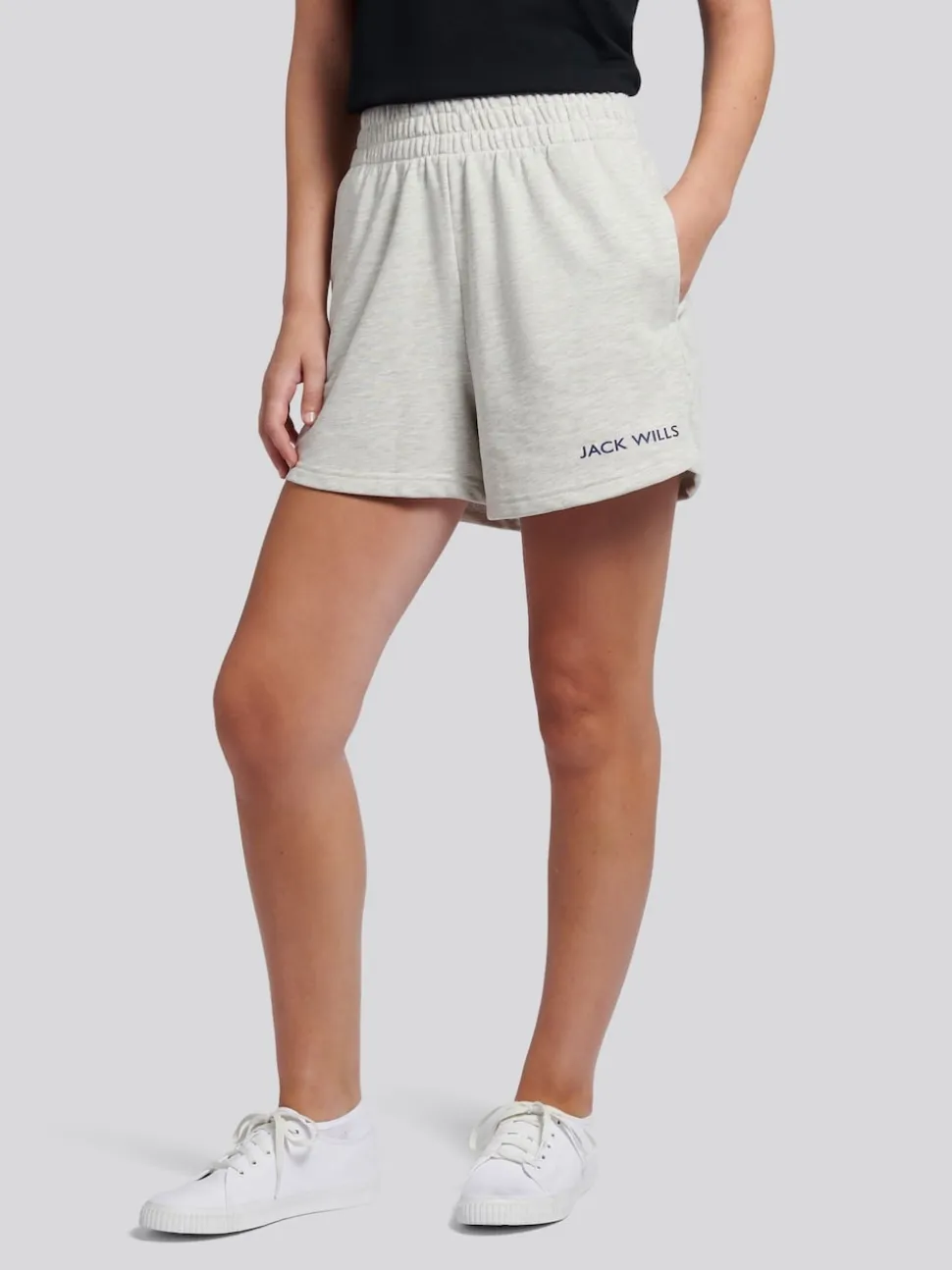Gris cendré chiné - Short Jack Wills Stuckton LB