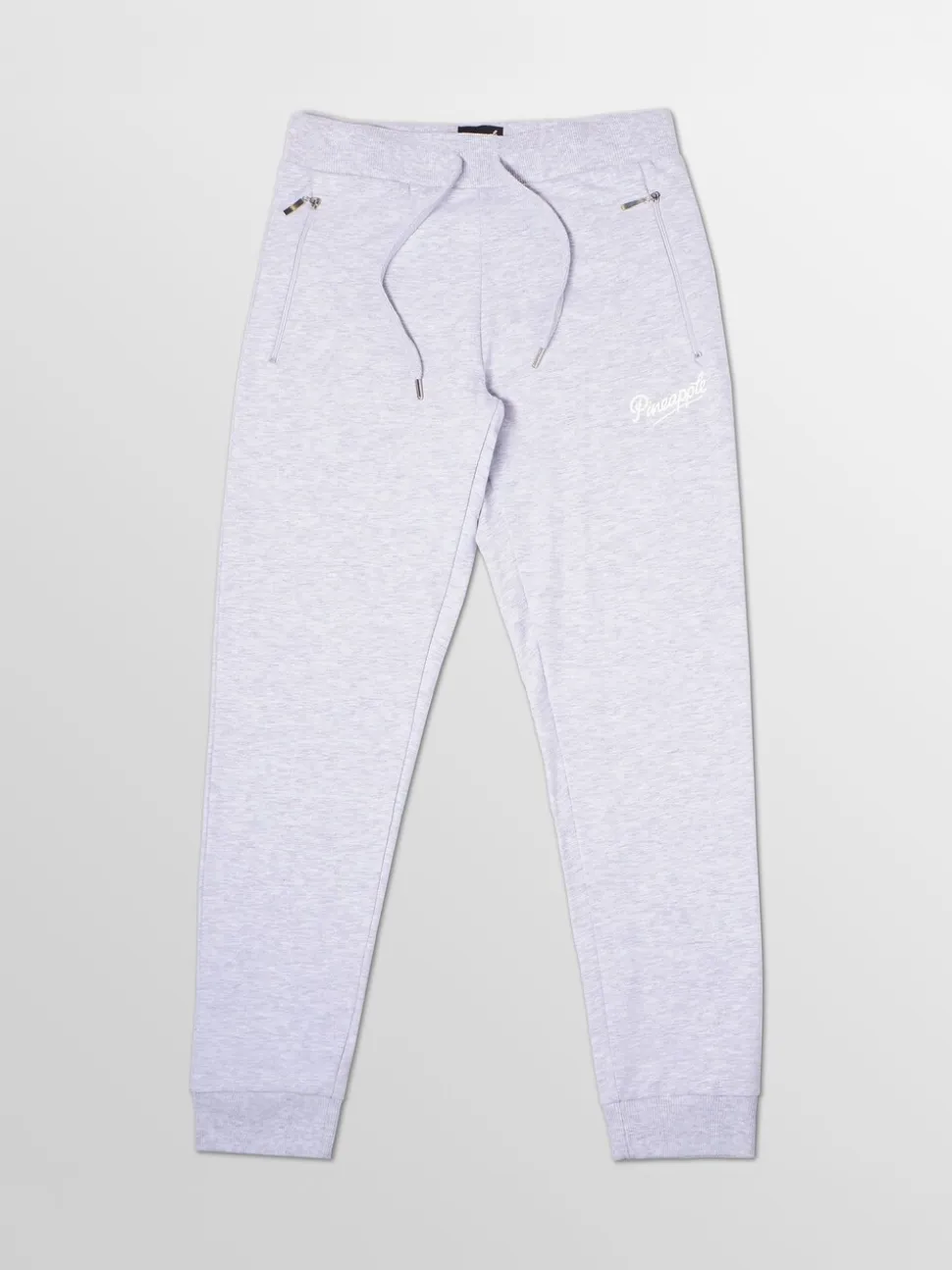 Gris clair - Joggers Skinny Zip à l'ananas
