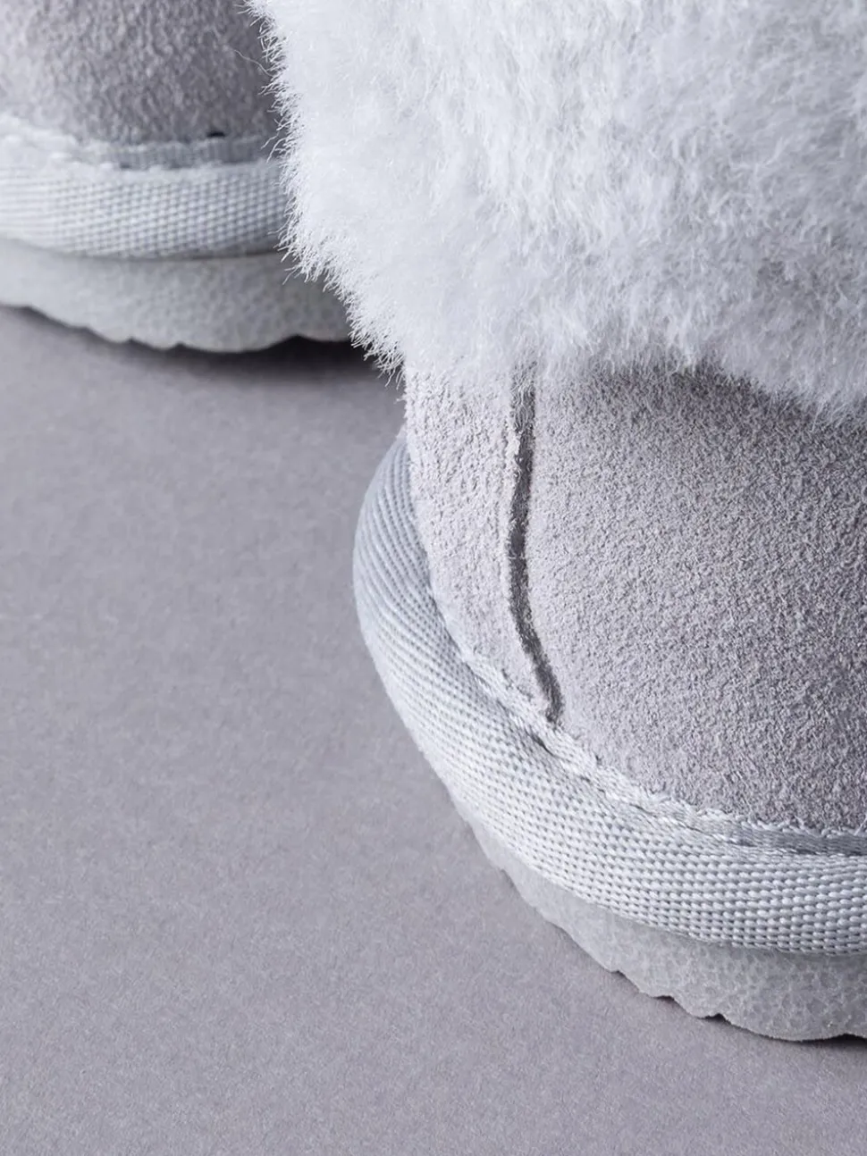Gris clair - Lakeland Leather Ladies Sheepskin Boots Slippers (Bottes en peau de mouton pour dames)