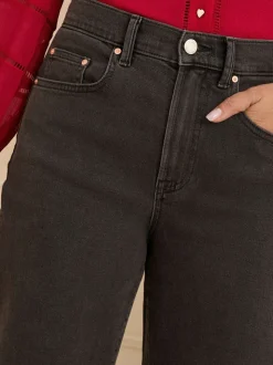 Gris de charbon de bois - Love & Roses Coupe ballon Jeans