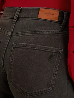 Gris de charbon de bois - Love & Roses Coupe ballon Jeans