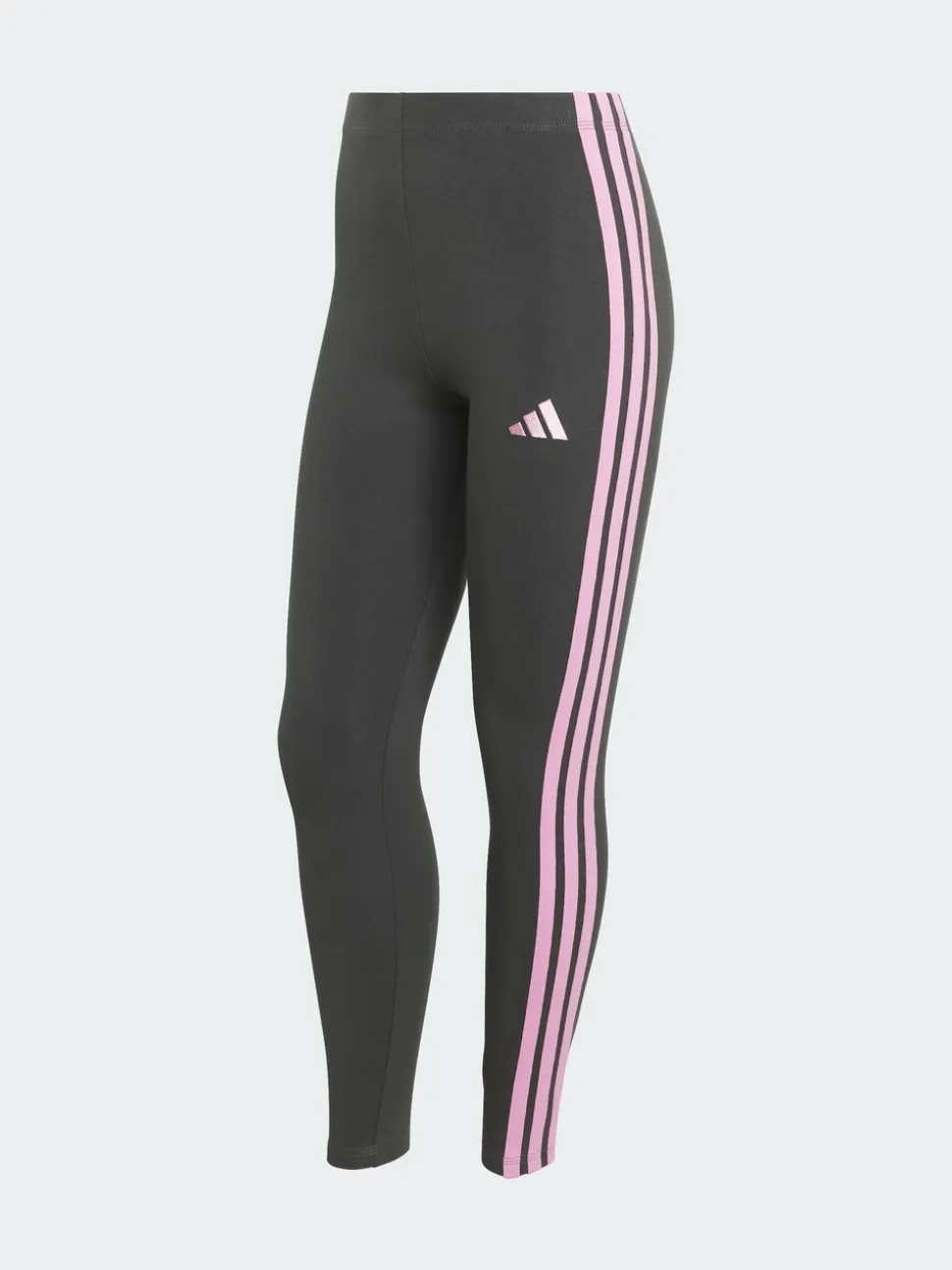 Gris foncé - Leggings adidas Essentials en coton à 3 bandes