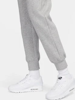 Gris foncé chiné - Jogging Nike Phoenix en polaire taille mi-haute