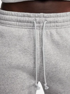 Gris foncé chiné - Jogging Nike Phoenix en polaire taille mi-haute