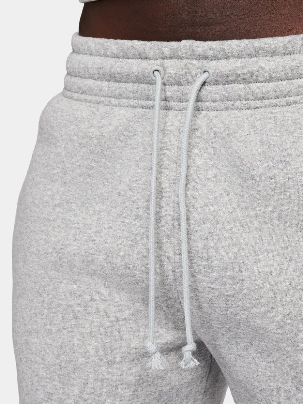 Gris foncé chiné - Jogging Nike Phoenix en polaire taille mi-haute