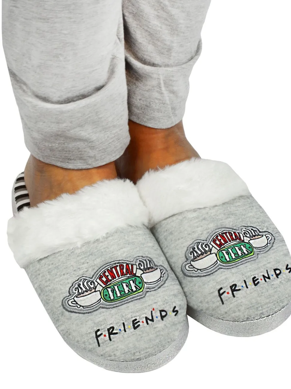 Gris Friends - Chaussons mules d’hiver Vanilla Underground femme
