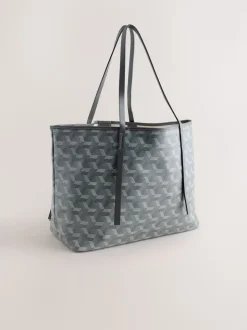 Gris imprimé - Sac à bandoulière
