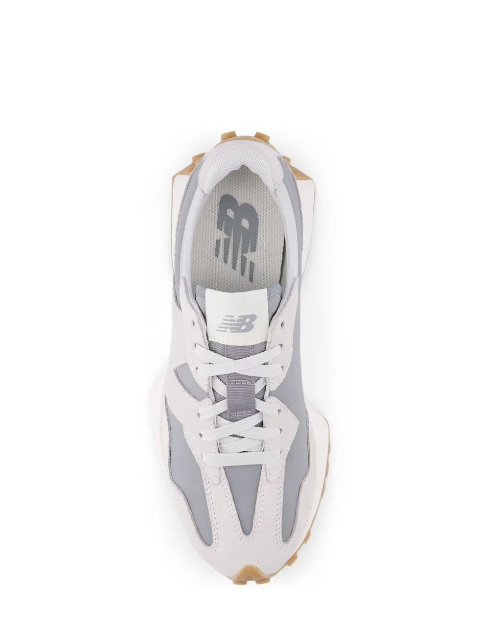 Gris/Blanc - New Balance 327 Trainers