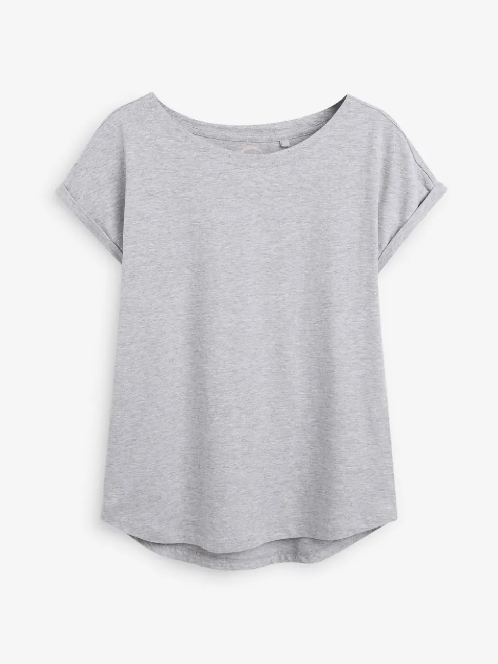 Gris/Blanc/Noir/Bleu marine/Vert kaki - Lot de 5 T-shirts à mancherons
