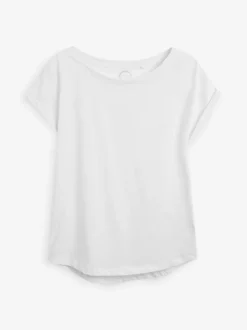 Gris/Blanc/Noir/Bleu marine/Vert kaki - Lot de 5 T-shirts à mancherons