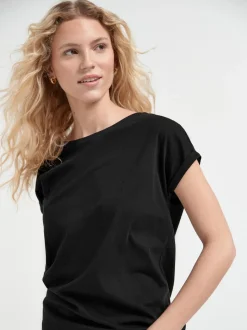 Gris/Blanc/Noir/Bleu marine/Vert kaki - Lot de 5 T-shirts à mancherons