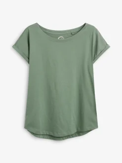 Gris/Blanc/Noir/Bleu marine/Vert kaki - Lot de 5 T-shirts à mancherons