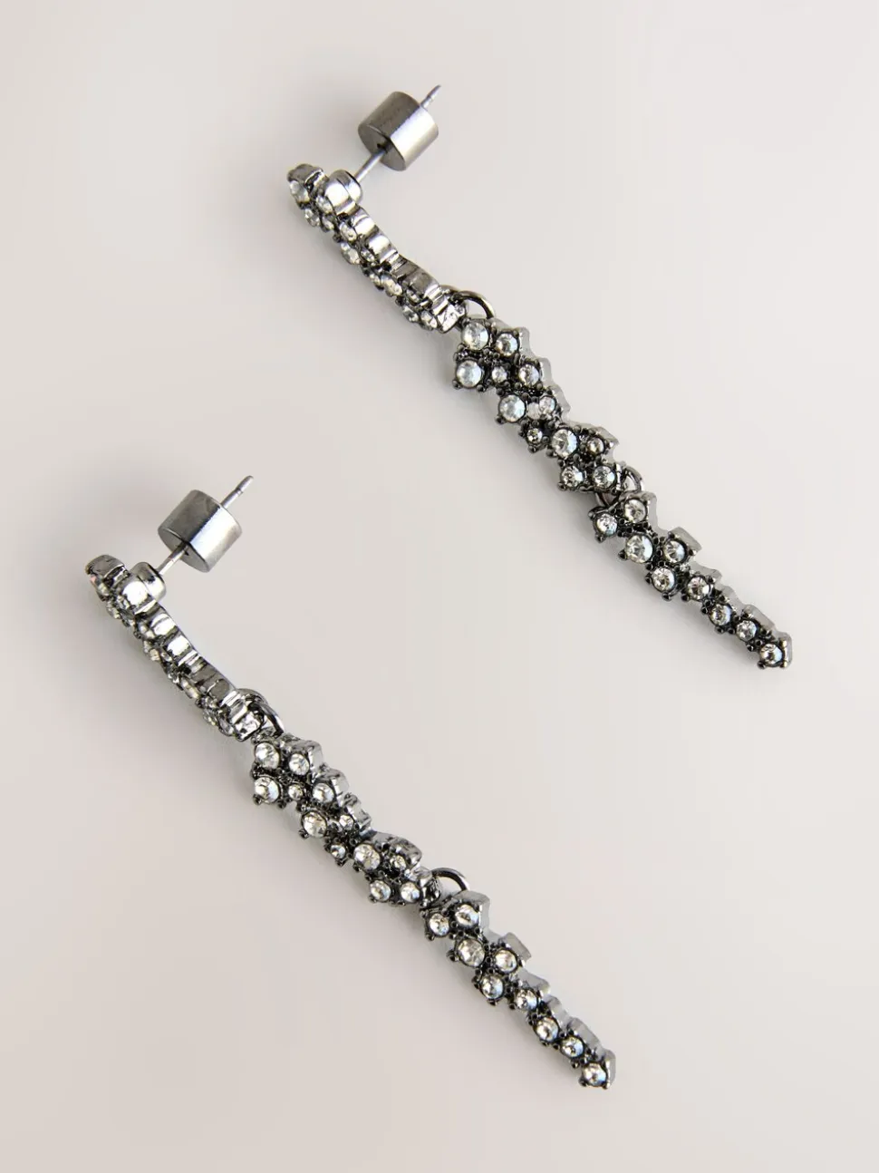 Gunmetal - Pendants d'oreilles en grappe