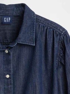 Haut Gap en Denim à taille élastique