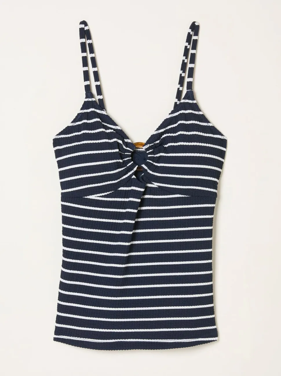 Haut tankini FatFace texturé à rayures bretonnes