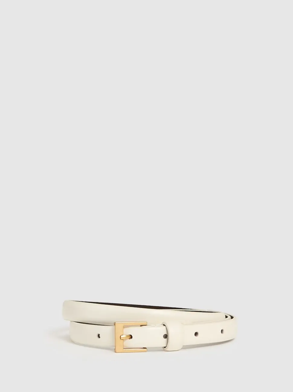 Hors blanc - Ceinture fine en cuir Reiss Holly