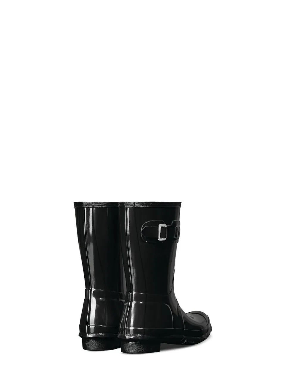 Hunter Womens Original Short Gloss Noir Wellies