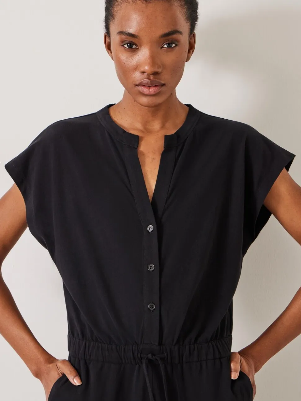 Hush Kendall Manches courtes 100% Combinaison en jersey de coton