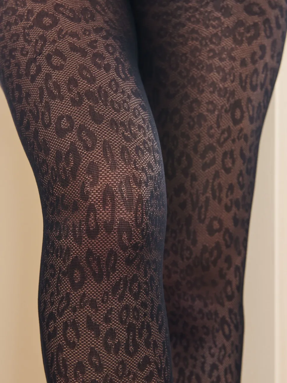 Impression animale noire - Patron Collants 1 Pack