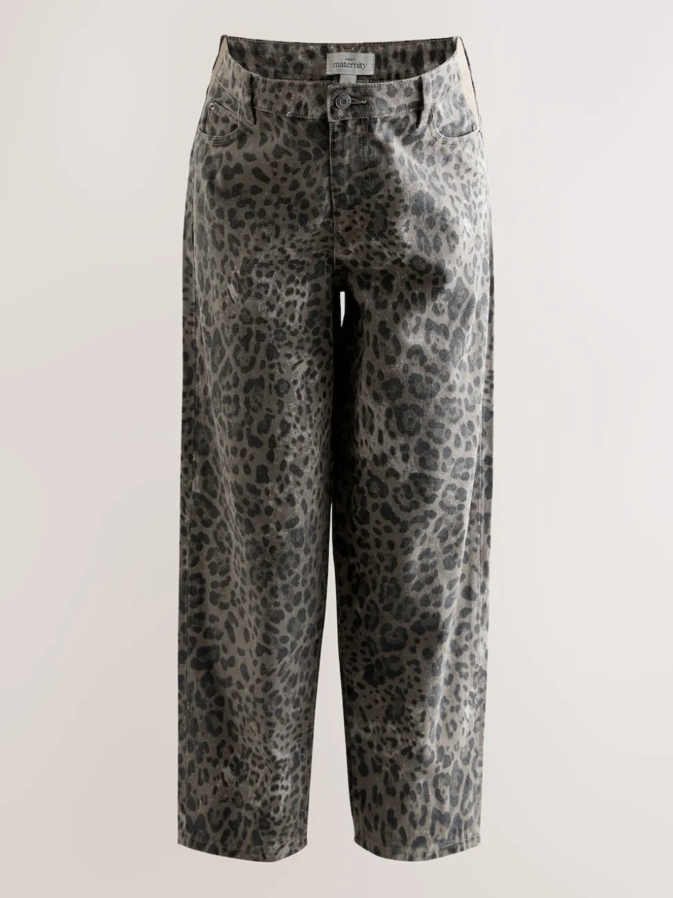 Imprimé animal - Jean de grossesse Barrel Denim