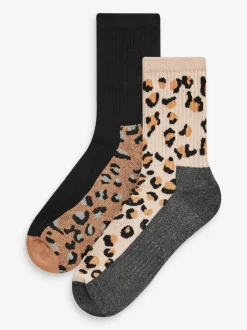 Imprimé animal - Next Active Sports Walking Ankle Socks 2 Pack