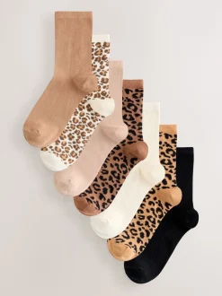 Imprimé animal - Paquet de chaussettes de cheville 7
