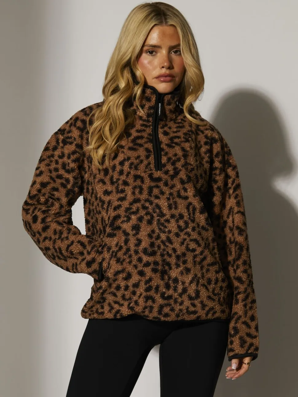 Imprimé animal - South Beach Borg Veste Quarter Zip
