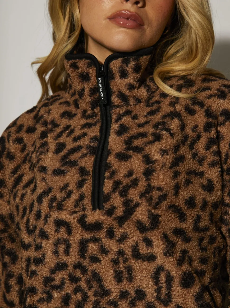 Imprimé animal - South Beach Borg Veste Quarter Zip