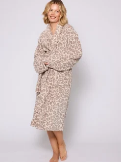Imprimé animal léopard - Loungeable Peignoir classique en éponge